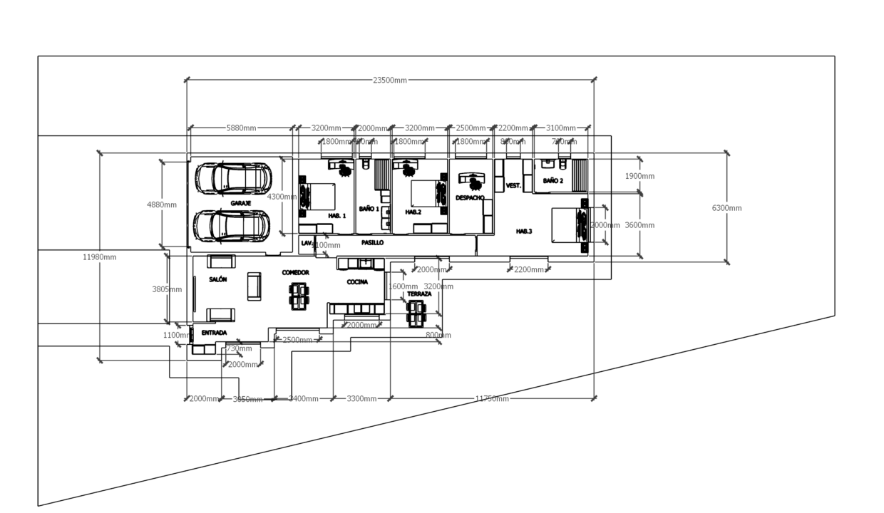 plano vivienda armentia