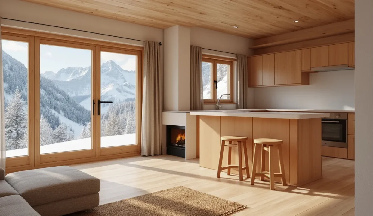 vivienda unifamiliar sahún  cocina