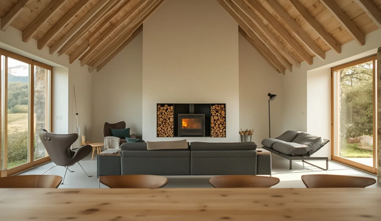 Vivienda unifamiliar en Sojuela salon