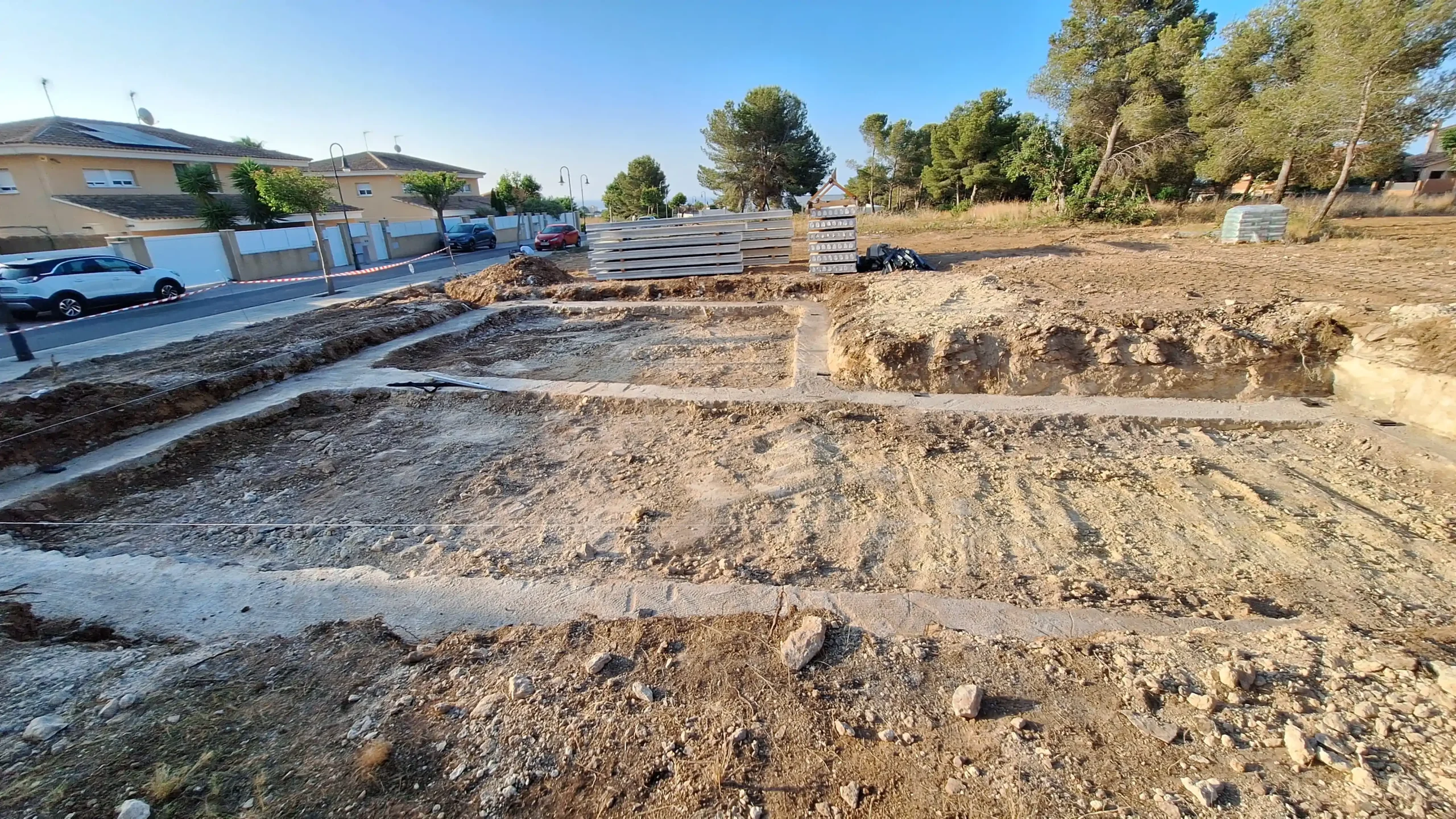 cimentación chalet tarragona roda de bara