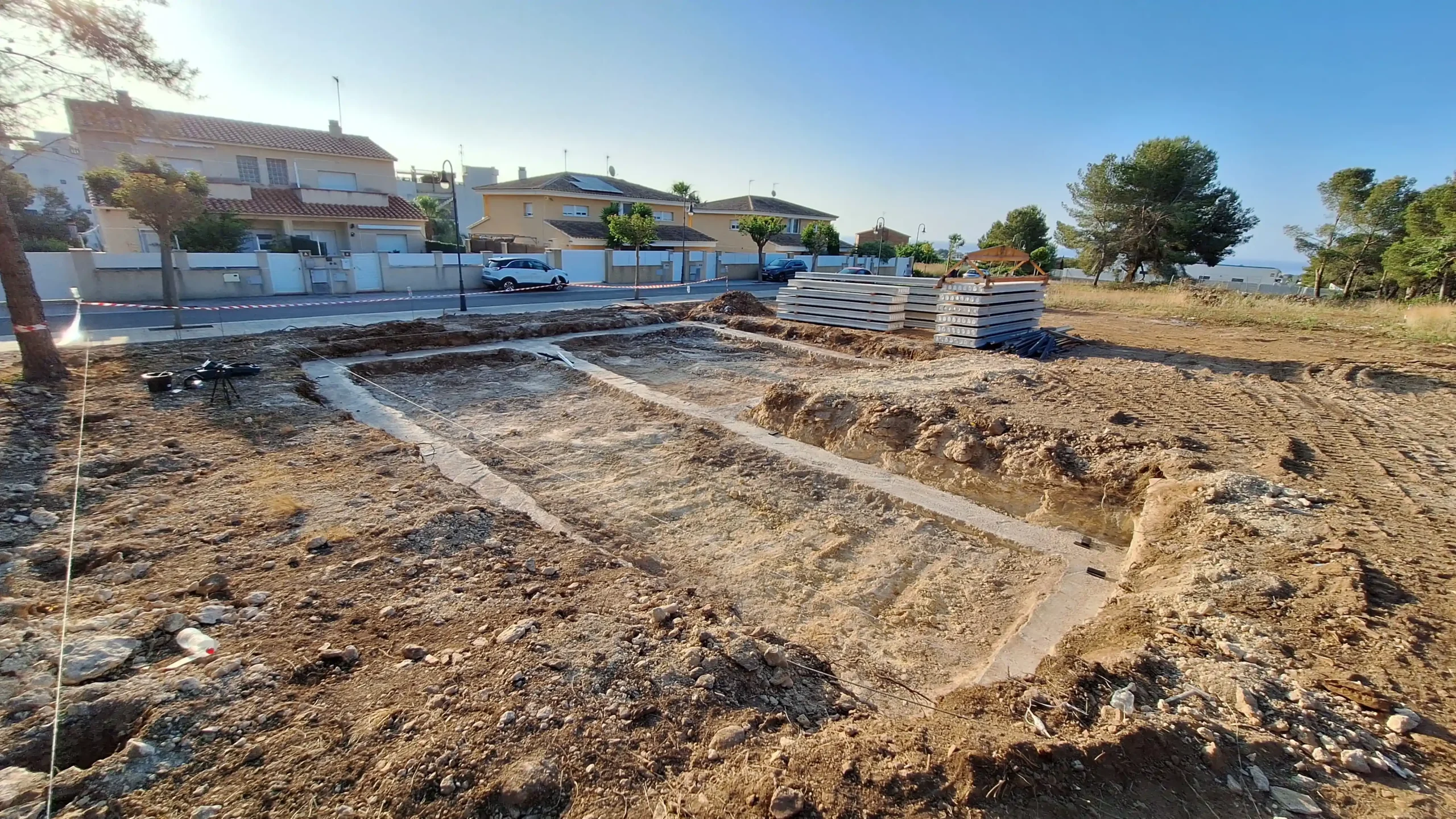 cimentación camara sanitaria tarragona roda de bara