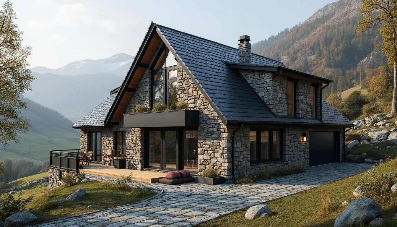 chalet obra nueva pirineo aragones 150m2